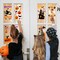 6 Sheets Halloween Gel Window Clings,Happy Halloween Pumpkins Witch